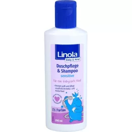 LINOLA Baby &amp; Child shower care &amp; Shampoo sensitive, 200 ml