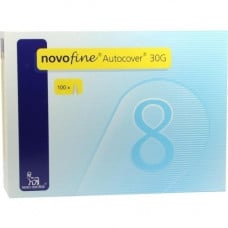 NOVOFINE AutoCover cannulas 8 mm 30 g, 100 pcs