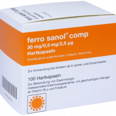 FERRO SANOL Comp. Hartkaps.m.Msr.überz.pellets, 100 pcs