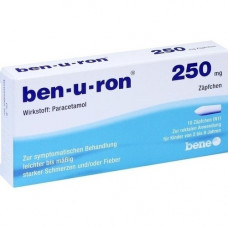 BEN-U-RON 250 mg suppositories, 10 pcs