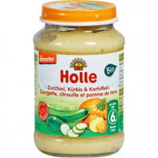 HOLLE Zucchini and pumpkin with potatoes, 190 g