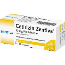 CETIRIZIN Zentiva 10 mg film -coated tablets, 50 pcs