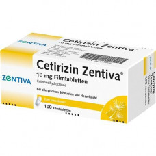 CETIRIZIN Zentiva 10 mg film -coated tablets, 100 pcs