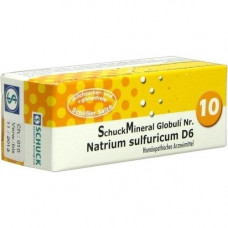 SCHUCKMINERAL Globuli 10 sodium sulfuricum D6, 7.5 g