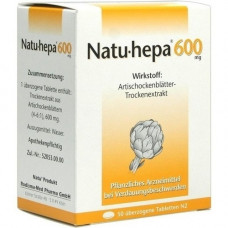 NATU HEPA 600 mg covered tablets, 50 pcs