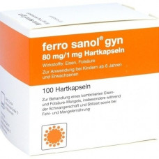 FERRO SANOL Gyn Hartkaps.m.MSr.überz.pellets, 100 pcs