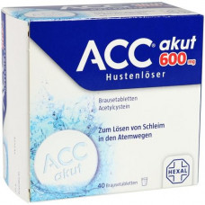 ACC acute 600 effervescent tablets, 40 pcs