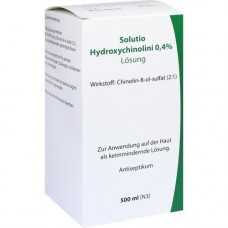 SOLUTIO Hydroxychin. 0.4%, 500 ml