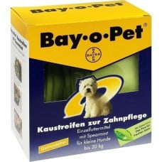 BAY O PET Zahnpfl.kaustreif.spearmint F.Kl.Kl.hunde, 140 g