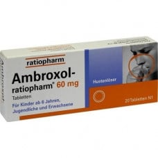 Ambroxolratiopharm 60 mg cough solder tablets, 20 pcs