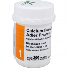 BIOCHEMIE Adler 1 Calcium Fluoratum D 12 tablets, 200 pcs