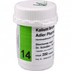 BIOCHEMIE Adler 14 potassium bromatum D 12 tablets, 200 pcs
