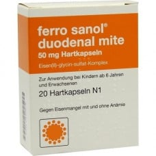 FERRO SANOL Duodenal MitE 50 mg gastric saftr.hartk., 20 pcs
