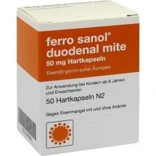 FERRO SANOL Duodenal MitE 50 mg gastric saftr.hartk., 50 pcs
