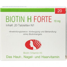 BIOTIN H Forte tablets, 20 pcs