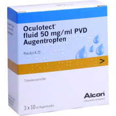 OCULOTECT Fluid PVD Eye drops, 3x10 ml