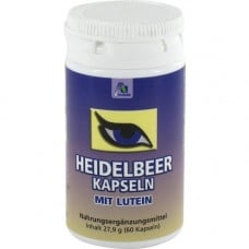 HEIDELBEER KAPSELN+Lutein+C+E, 60 pcs