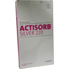 ACTISORB 220 Silver 10.5x19 cm compress sterile, 10 pcs