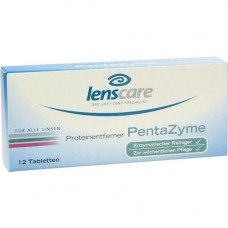 LENSCARE Pentazyme protein remover tablets, 12 pcs