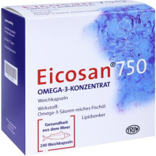 EICOSAN 750 Omega-3 concentrate soft capsules, 240 pcs