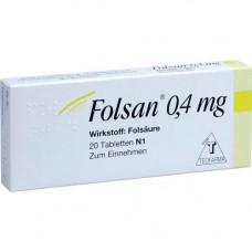 FOLSAN 0.4 mg tablets, 20 pcs