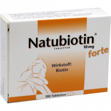 NATUBIOTIN 10 mg forte tablets, 100 pcs