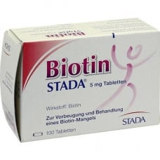 BIOTIN STADA 5 mg tablets, 100 pcs