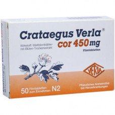 CRATAEGUS VERLA COR 450 mg film -coated tablets, 50 pcs