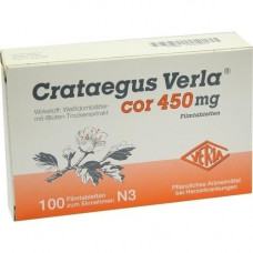 CRATAEGUS VERLA COR 450 mg film -coated tablets, 100 pcs
