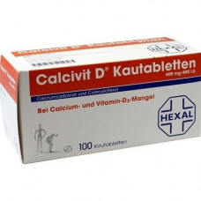 CALCIVIT D chewing tablets, 100 pcs