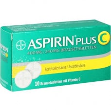 ASPIRIN Plus C effervescent tablets, 10 pcs