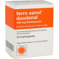 FERRO SANOL Duodenal Hartkaps.m.MSr.überz.pell., 50 pcs