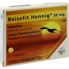 REISEFIT Hennig 50 mg tablets, 20 pcs