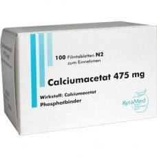 CALCIUMACETAT 475 mg film -coated tablets, 100 pcs