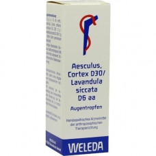AESCULUS CORTEX D 30/Lavandula D 6 AA eye drops, 10 ml