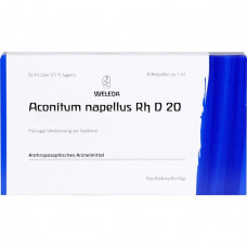 ACONITUM NAPELLUS RH D 20 ampoules, 8x1 ml