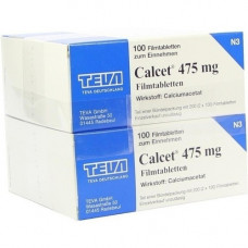 CALCET 475 mg film -coated tablets, 200 pcs