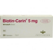 BIOTIN-CARIN 5 mg tablets, 20 pcs