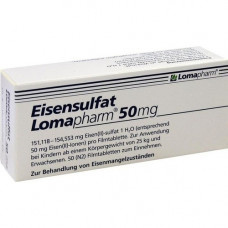 EISENSULFAT Lomapharm 50 mg film -coated tablets, 50 pcs