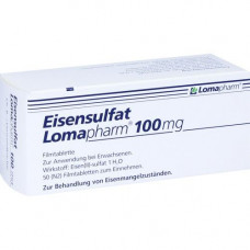 EISENSULFAT Lomapharm 100 mg film -coated tablets, 50 pcs