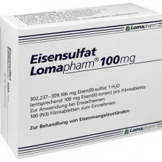 EISENSULFAT Lomapharm 100 mg film -coated tablets, 100 pcs