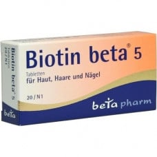 BIOTIN BETA 5 tablets, 20 pcs