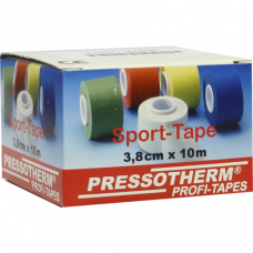 PRESSOTHERM Sports tape 3.8 cmx10 m white, 1 pcs