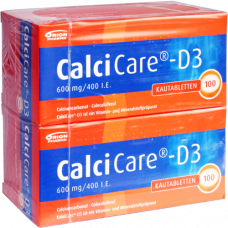 CALCICARE D3 chewing tablets, 200 pcs