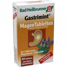 BAD HEILBRUNNER Gastrimint stomach tablets, 60 pcs