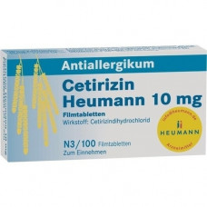 CETIRIZIN Heumann 10 mg film -coated tablets, 100 pcs