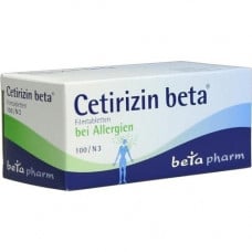 CETIRIZIN beta film -coated tablets, 100 pcs