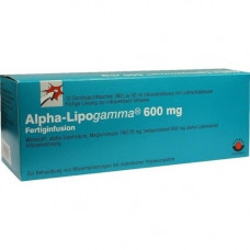 ALPHA-LIPOGAMMA 600 mg prefabricated infusion DSfl., 10x50 ml