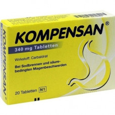 KOMPENSAN tablets 340 mg, 20 pcs