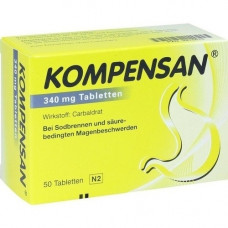 KOMPENSAN tablets 340 mg, 50 pcs
